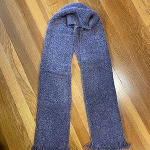 NWOT Purple Mucros Weaver Workshop Scarf, made in Ireland